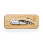 Flomek Corkscrew – Sustainable Bamboo and Metal Wine Accessory
