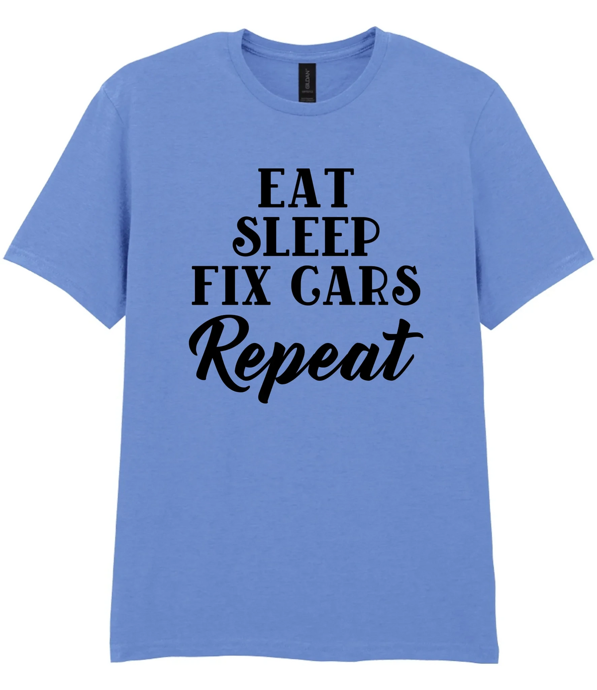Eat Sleep Fix Cars Repeat - T-shirt