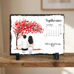 Together Since... Rectangle Slate