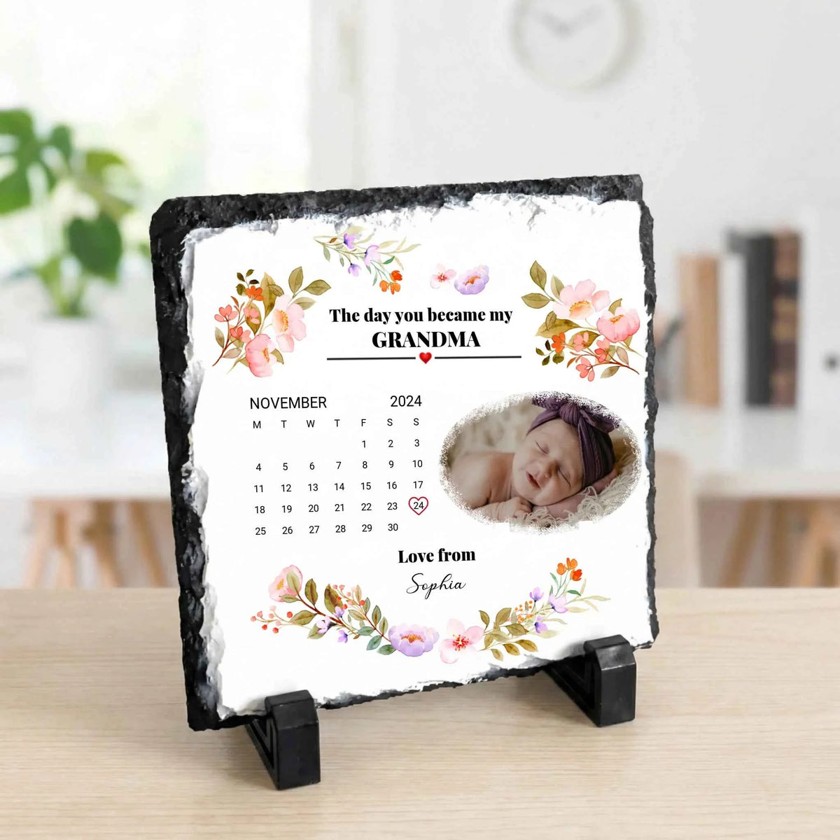 The Day You Became My...... Square Slate