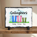 Family Of Wellies - Slate