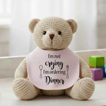 I'm not crying I'm ordering Dinner - Baby Bib