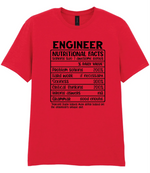 Engineer Nutritional Facts - T-shirt
