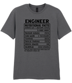 Engineer Nutritional Facts - T-shirt