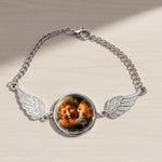 Custom Angel Wing Bracelet