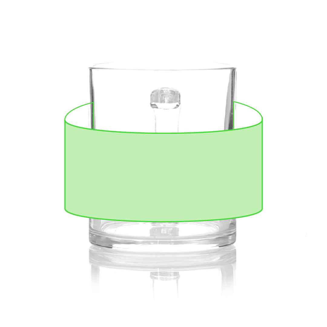 Brant Glass Mug - Promotional 350ml Glass Mug for Irish Businesses