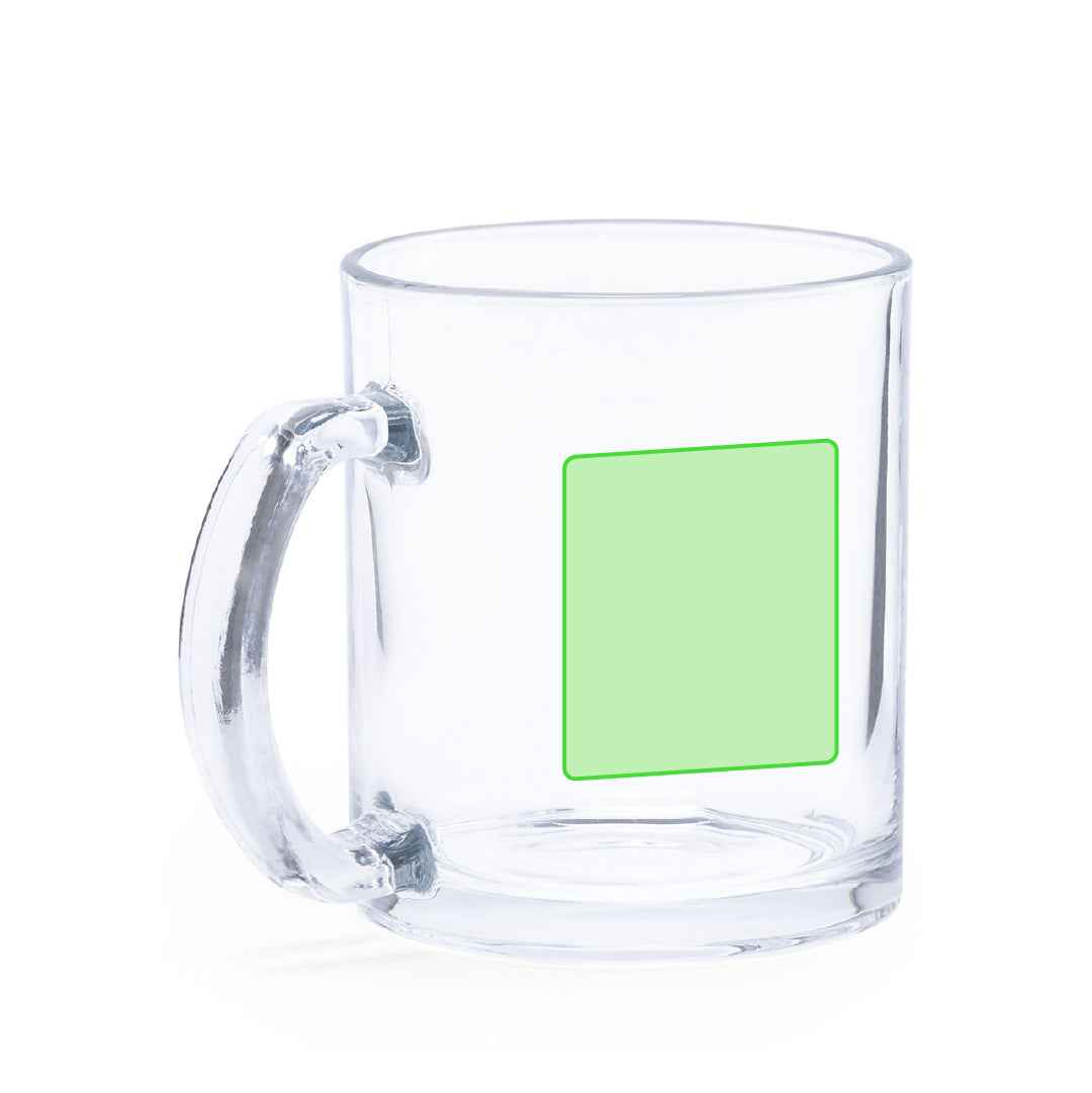 Brant Glass Mug - Promotional 350ml Glass Mug for Irish Businesses