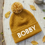 Embroidered Name Beanie