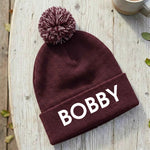 Embroidered Name Beanie