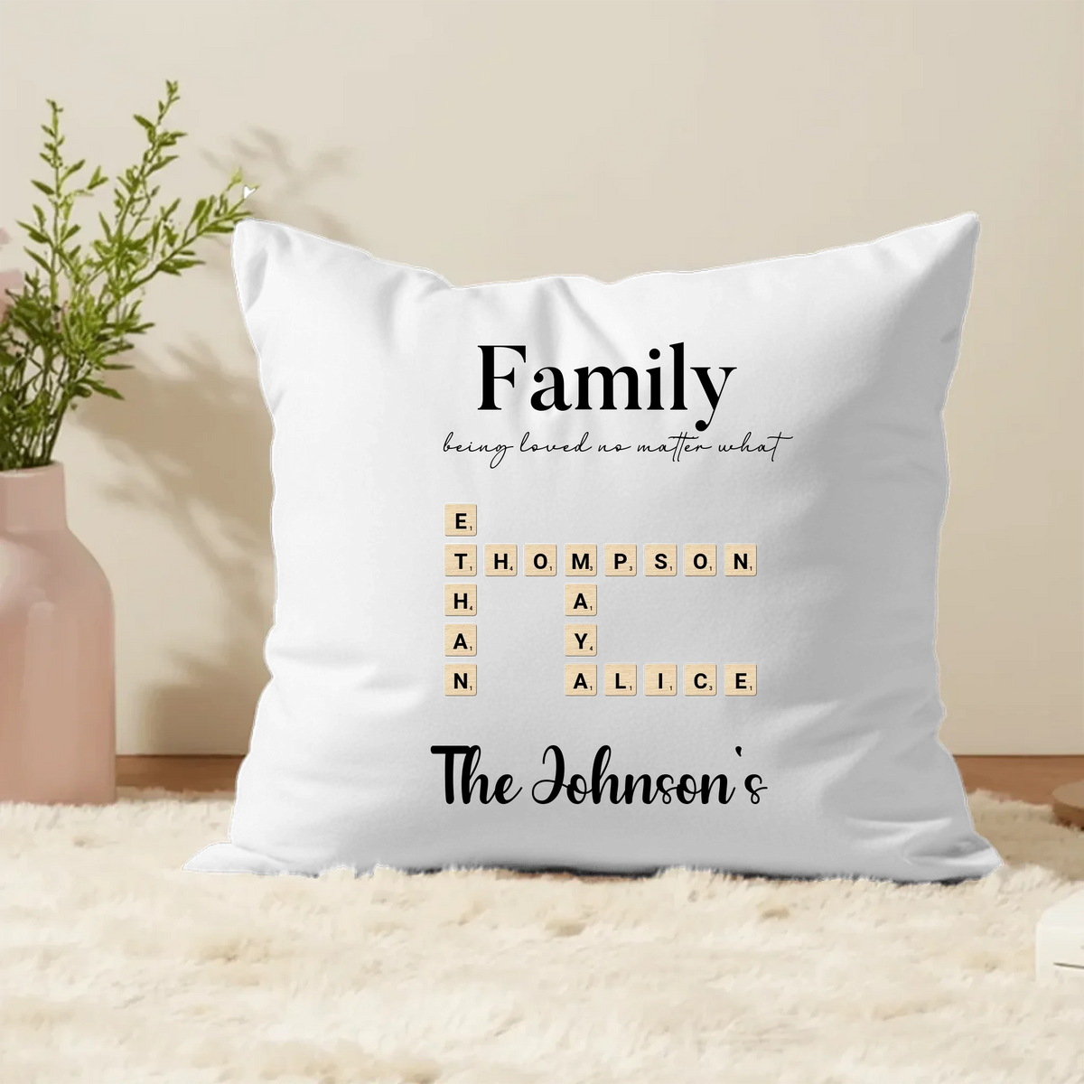 Family Scrabble - Cushion