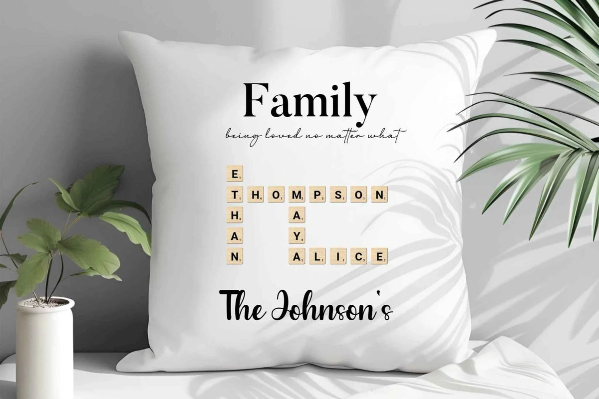 Family Scrabble - Cushion