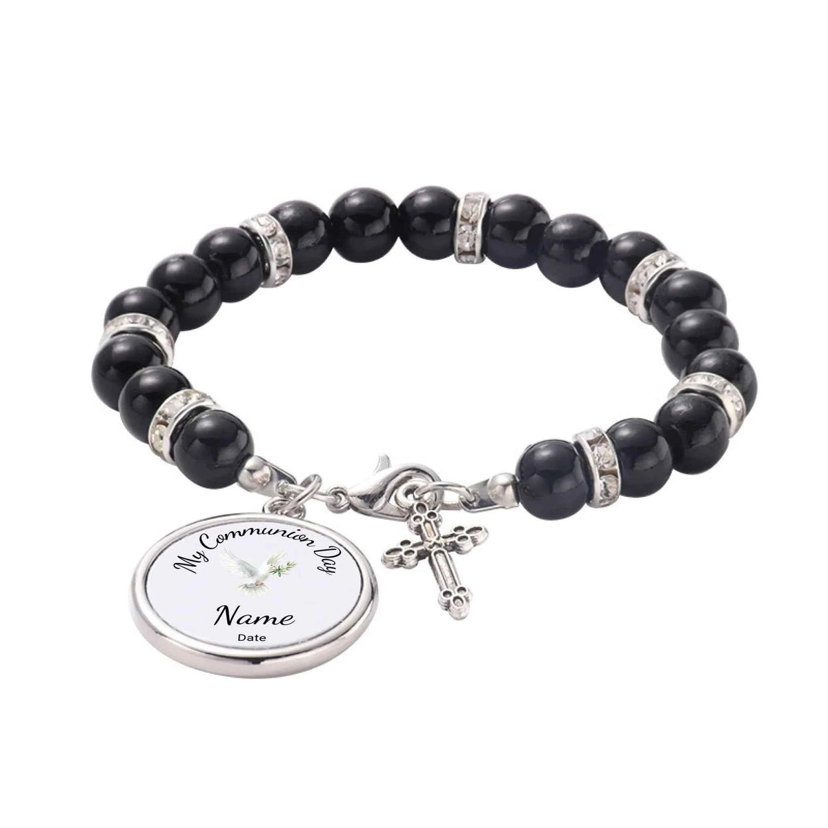 Custom Holy Communion - Rosary Bracelet