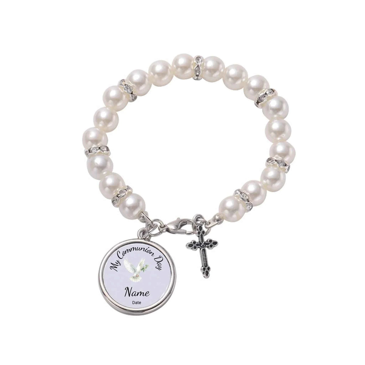 Custom Holy Communion - Rosary Bracelet