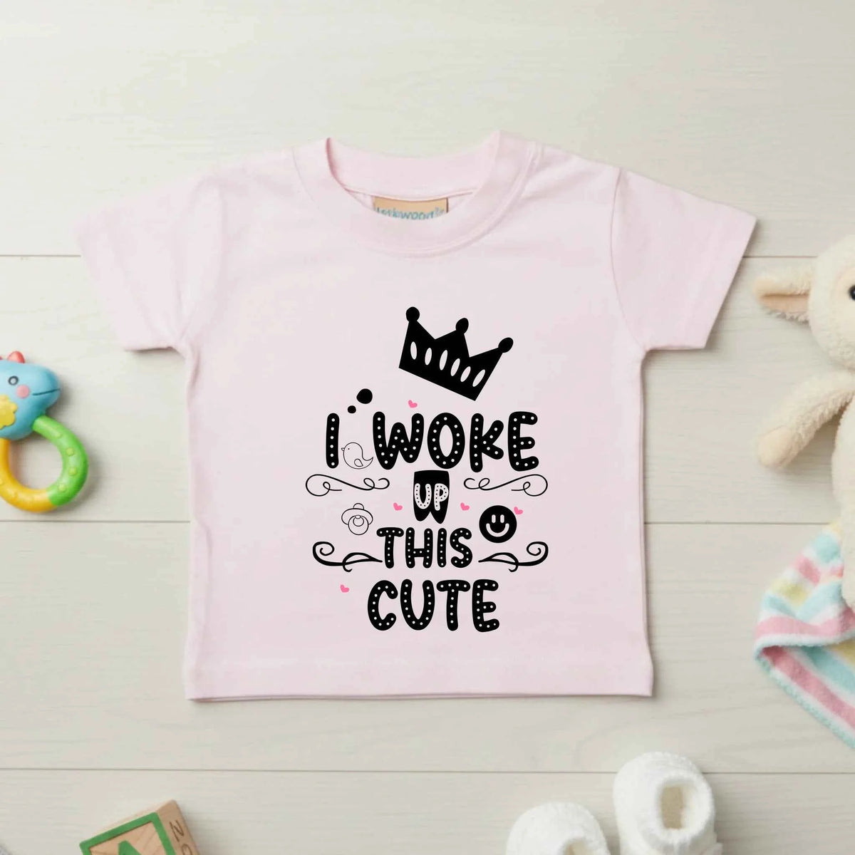I woke up this cute - Baby T-shirt