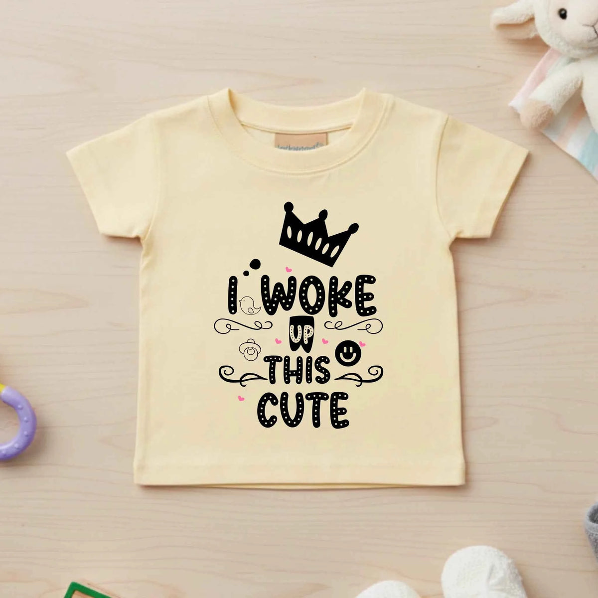 I woke up this cute - Baby T-shirt