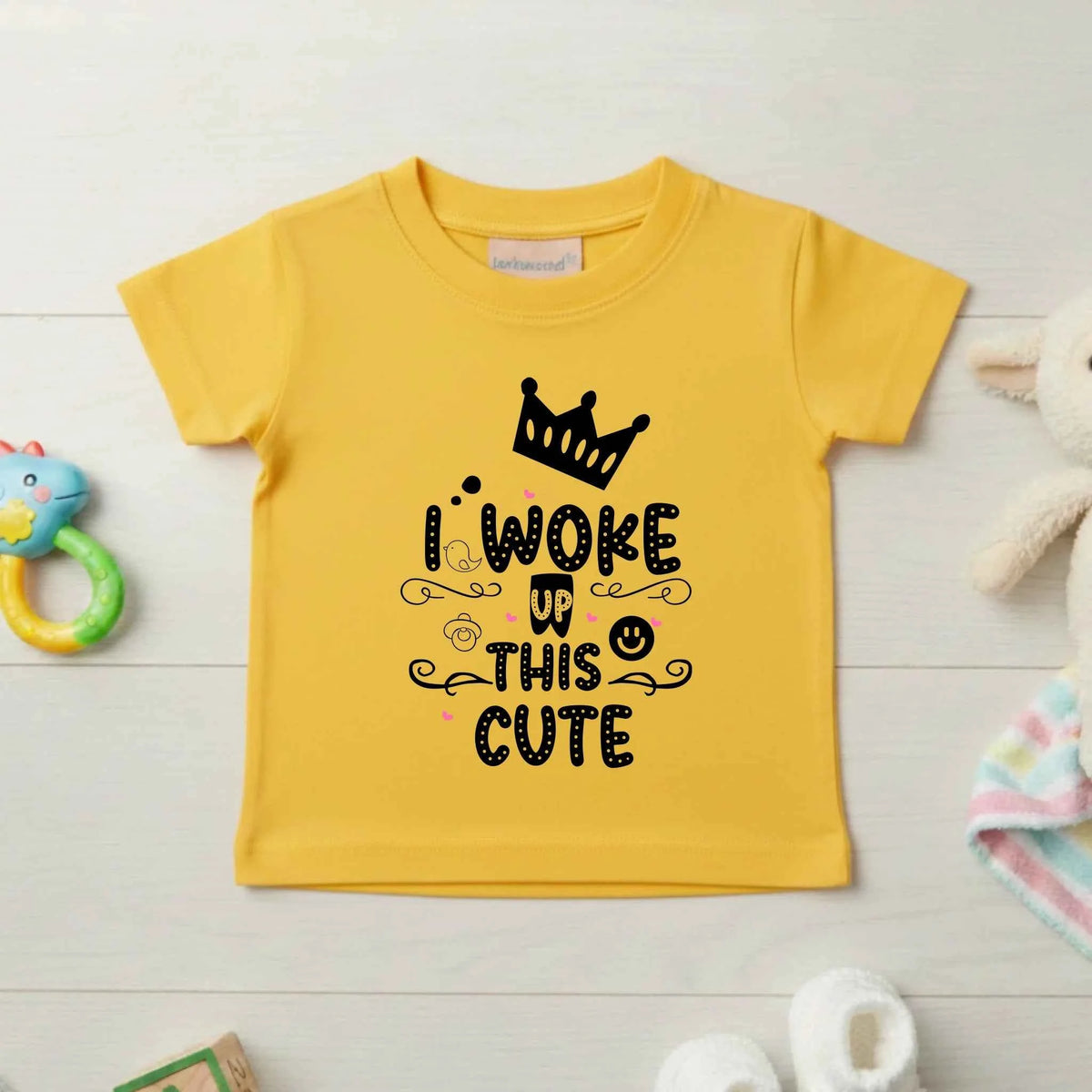 I woke up this cute - Baby T-shirt