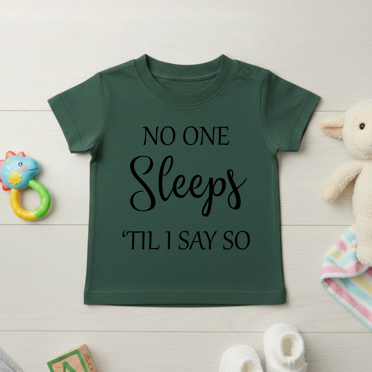 No One Sleeps Till I Say So - Baby T-shirt - Fou Tees