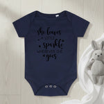She Leaves A Little Sparkle - Baby Bodysuit - Fou Tees