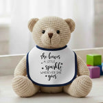 She Leaves A Little Sparkle - Baby Bib