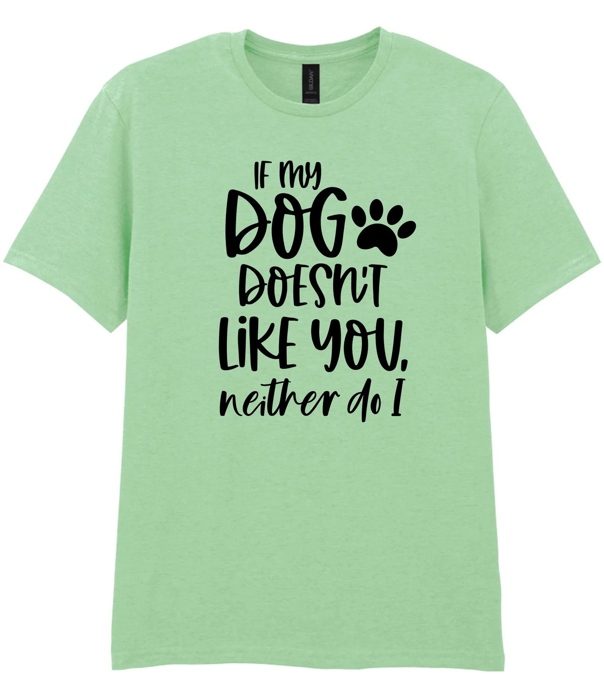 If my dog doesn't like you neither do I - T-shirt - Fou Tees