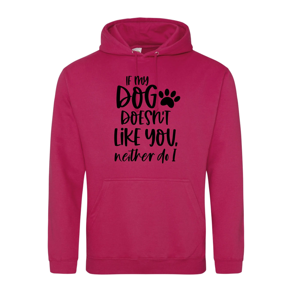 If my dog doesn't like you neither do I - Hoodie - Fou Tees