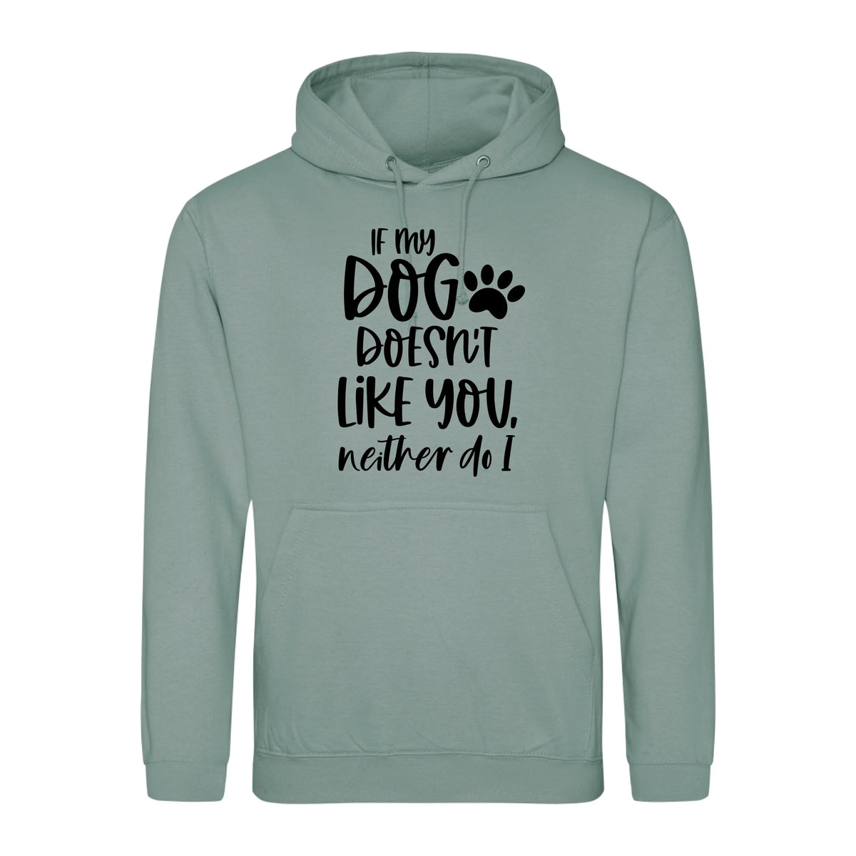 If my dog doesn't like you neither do I - Hoodie - Fou Tees