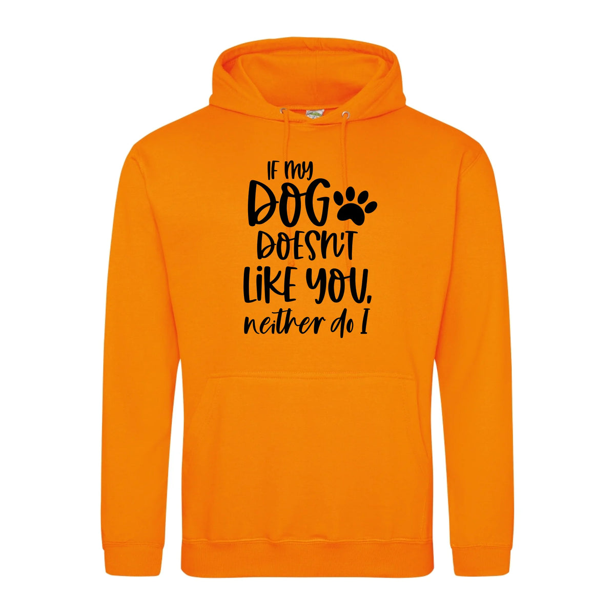 If my dog doesn't like you neither do I - Hoodie - Fou Tees