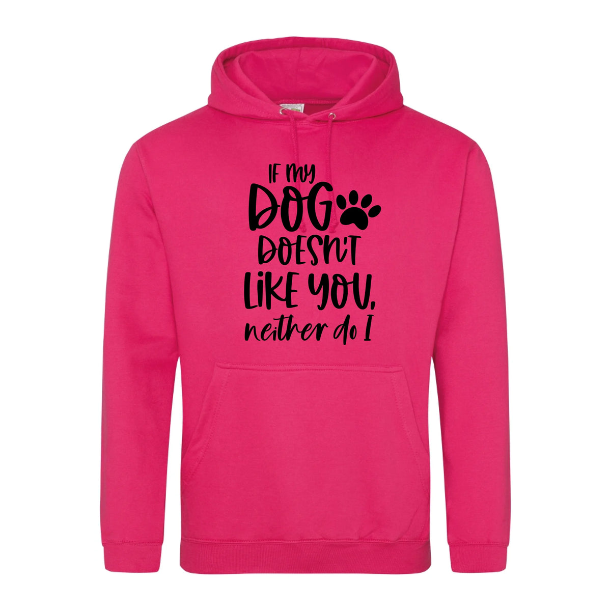 If my dog doesn't like you neither do I - Hoodie - Fou Tees