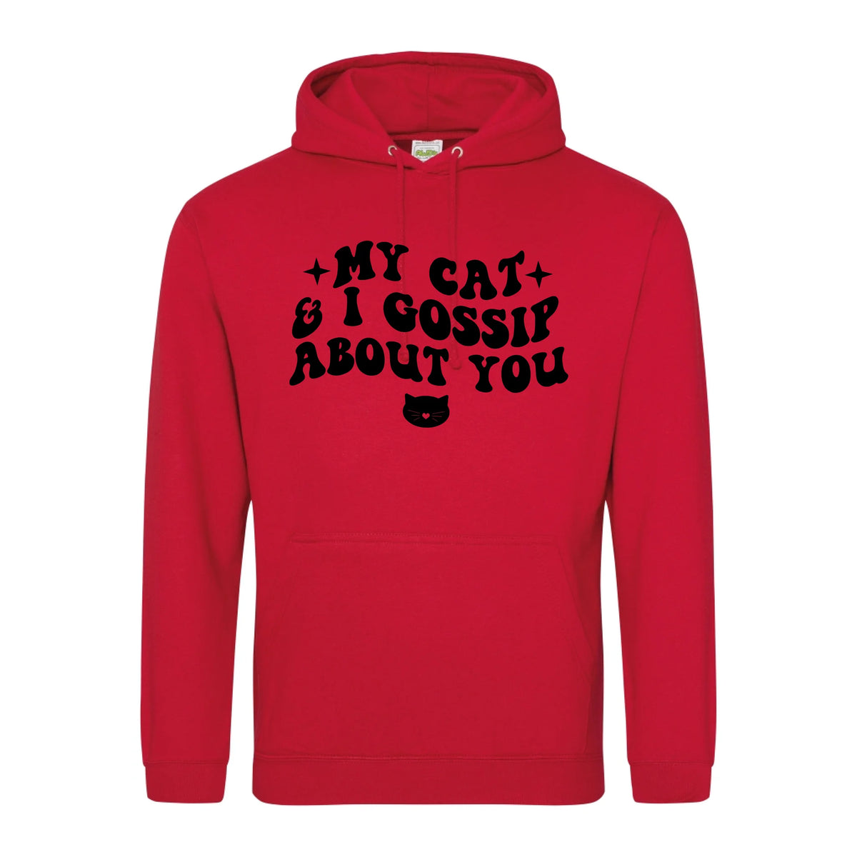 My Cat And I Gossip About You - Hoodie - Fou Tees