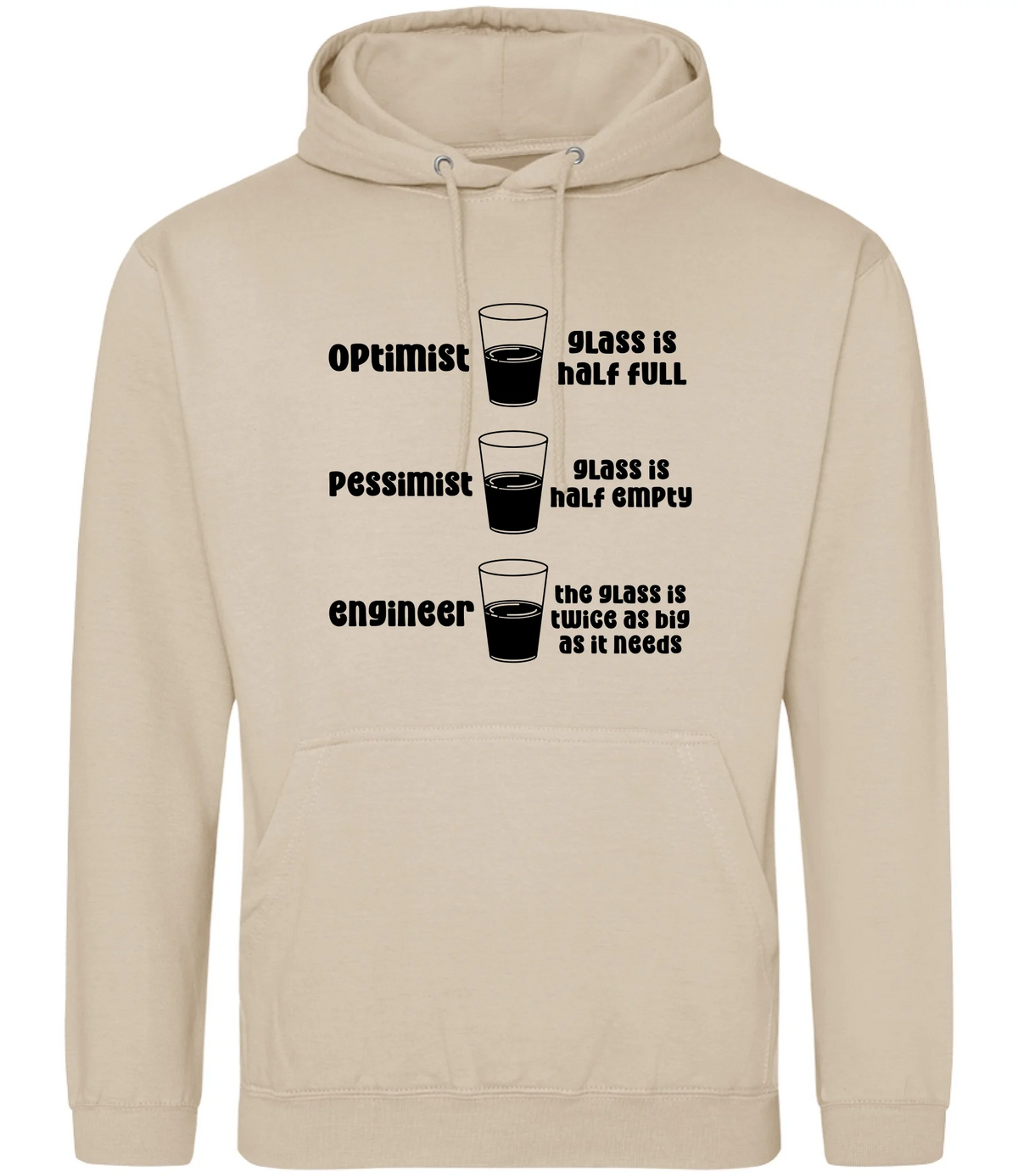 Optimist Pessimist Engineer - Hoodie