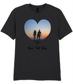 Custom Heart Image T-shirt