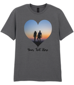 Custom Heart Image T-shirt