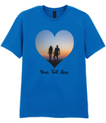 Custom Heart Image T-shirt
