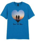Custom Heart Image T-shirt