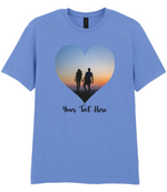 Custom Heart Image T-shirt