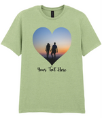 Custom Heart Image T-shirt
