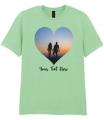 Custom Heart Image T-shirt