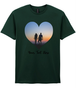 Custom Heart Image T-shirt