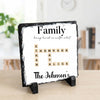Family Scrabble - Square Slate