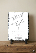 Thank You Teacher Slate Gift - Perfect Appreciation Keepsake for Educators