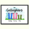 Family of Wellies Frame - Capture Your Family in Style