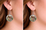 Custom Photo Round Earrings