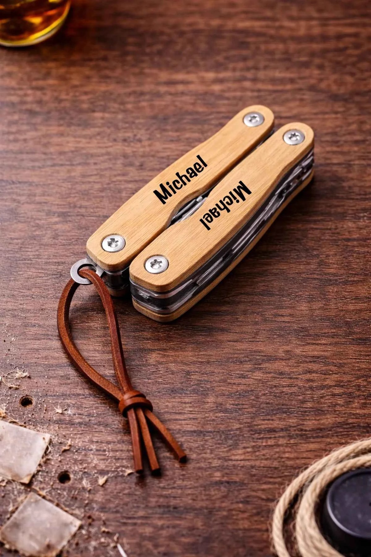 Custom Bamboo Multitool – Eco-Friendly Versatility for Every Adventure