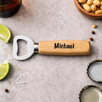 Custom Bamboo Bottle Opener