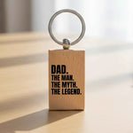 Dad, The Man, The Myth, The Legend - Rectangle Keyring