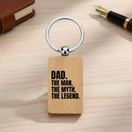 Dad, The Man, The Myth, The Legend - Rectangle Keyring