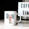 World's Best Dad Mug with Custom Fists - Perfect Gift for Father's Day