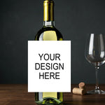 bottle sticker design area