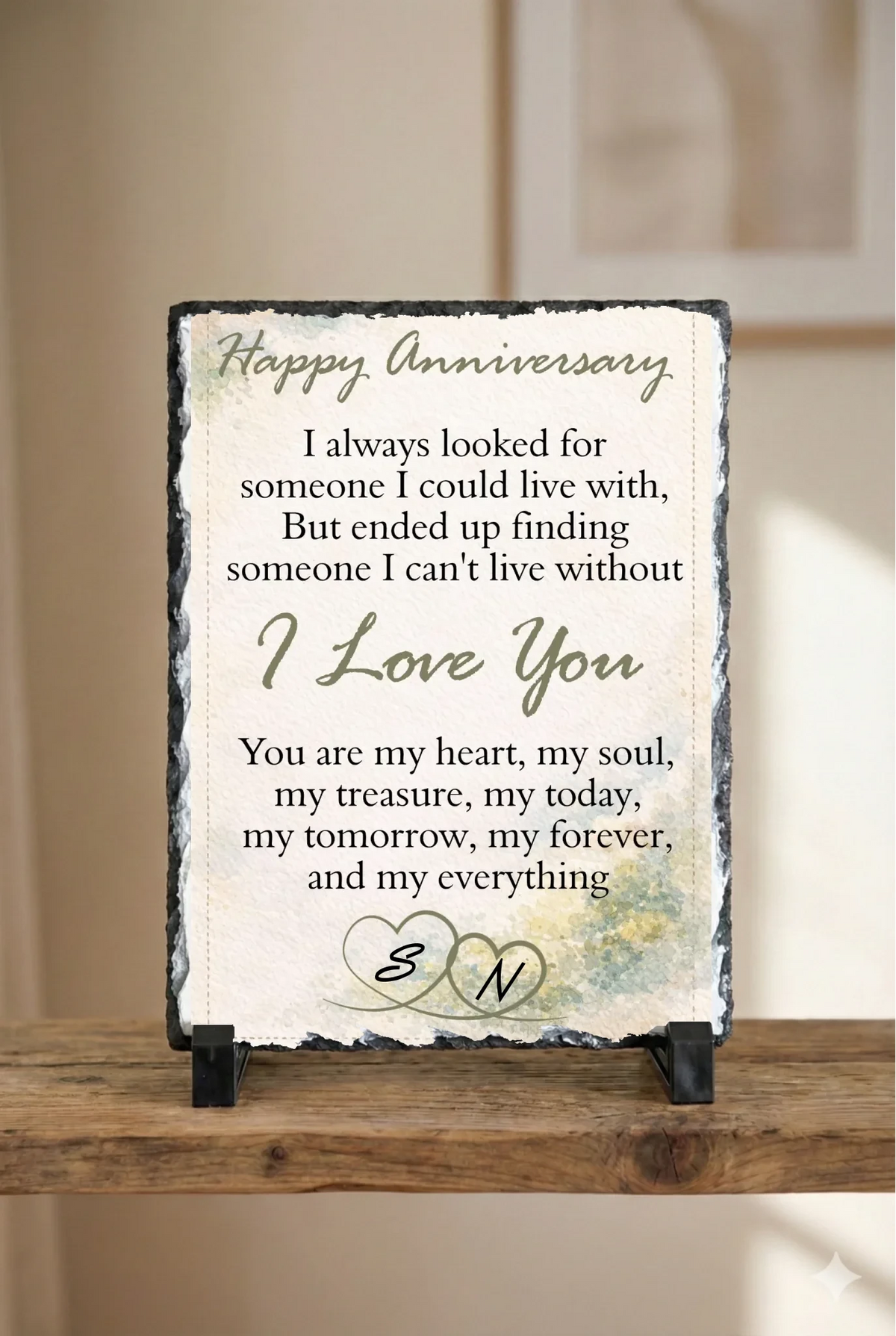 Anniversary Initial Slate