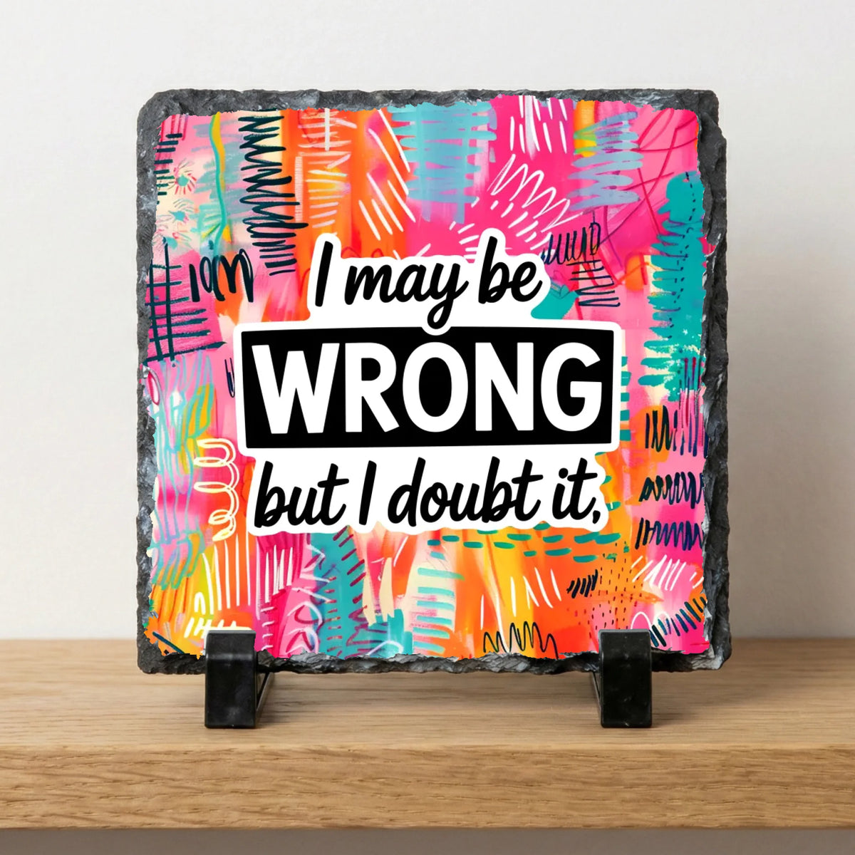 Square front on